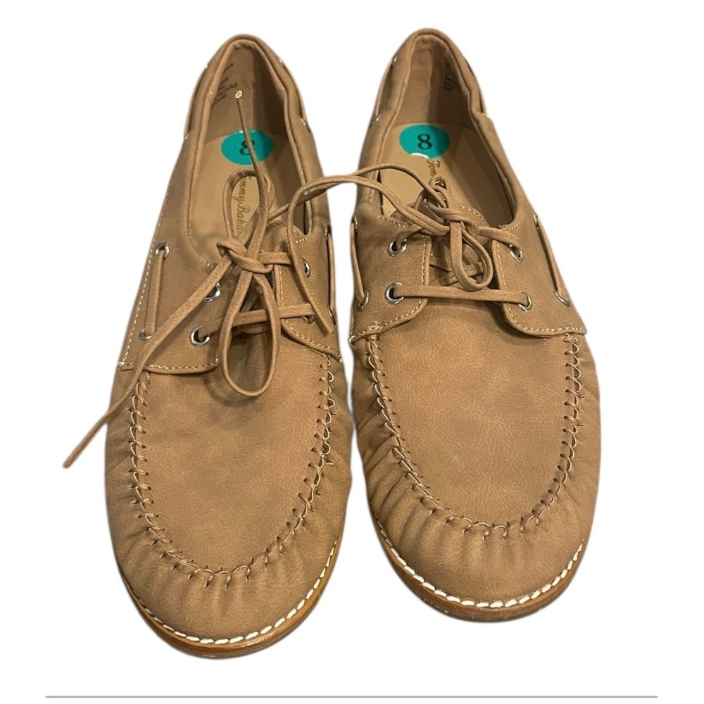 Tommy Bahama Women's Tan Slip On Boat Shoes Loafers Size 8